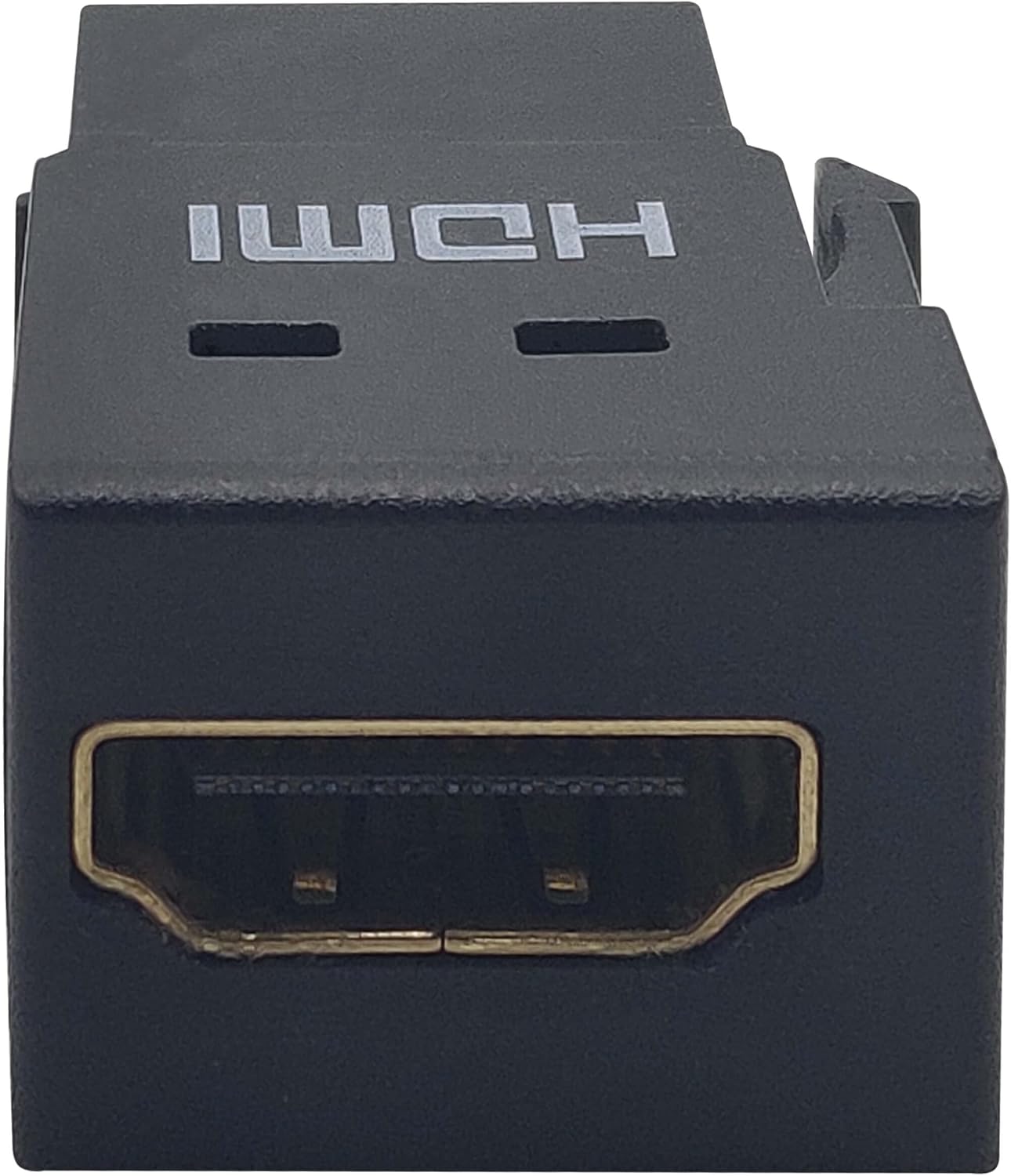 Tripp Lite HDMI Keystone Panel Mount Coupler (F/F), 8k Video @ 60Hz (4:4:4), HDCP 2.2, Black, (P164-000-KPBK8K)