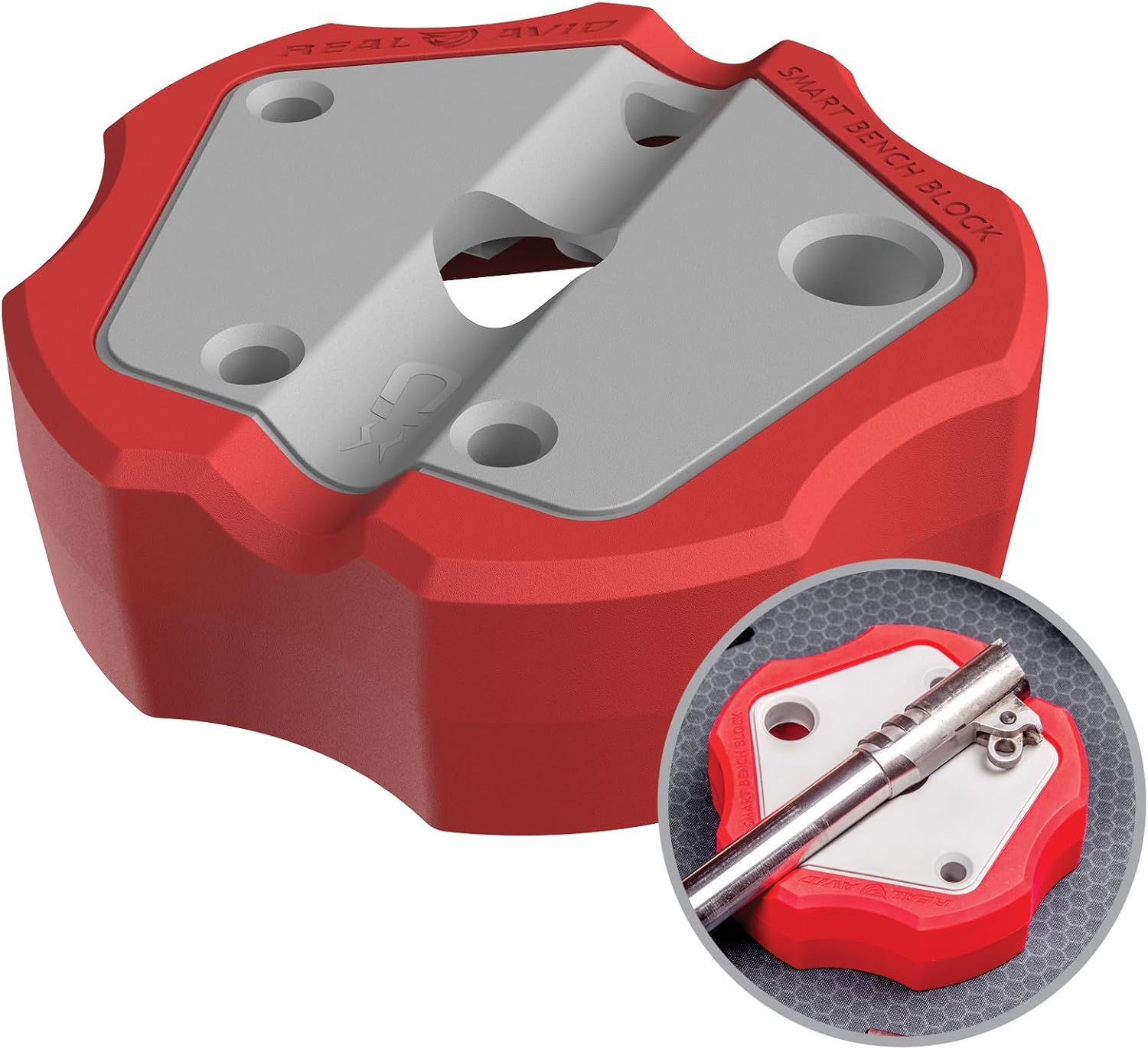 Real Avid Smart Bench Block - Universal Armorers Block Made with Non-Marring Materials, Non-Slip Bench Block For Glock