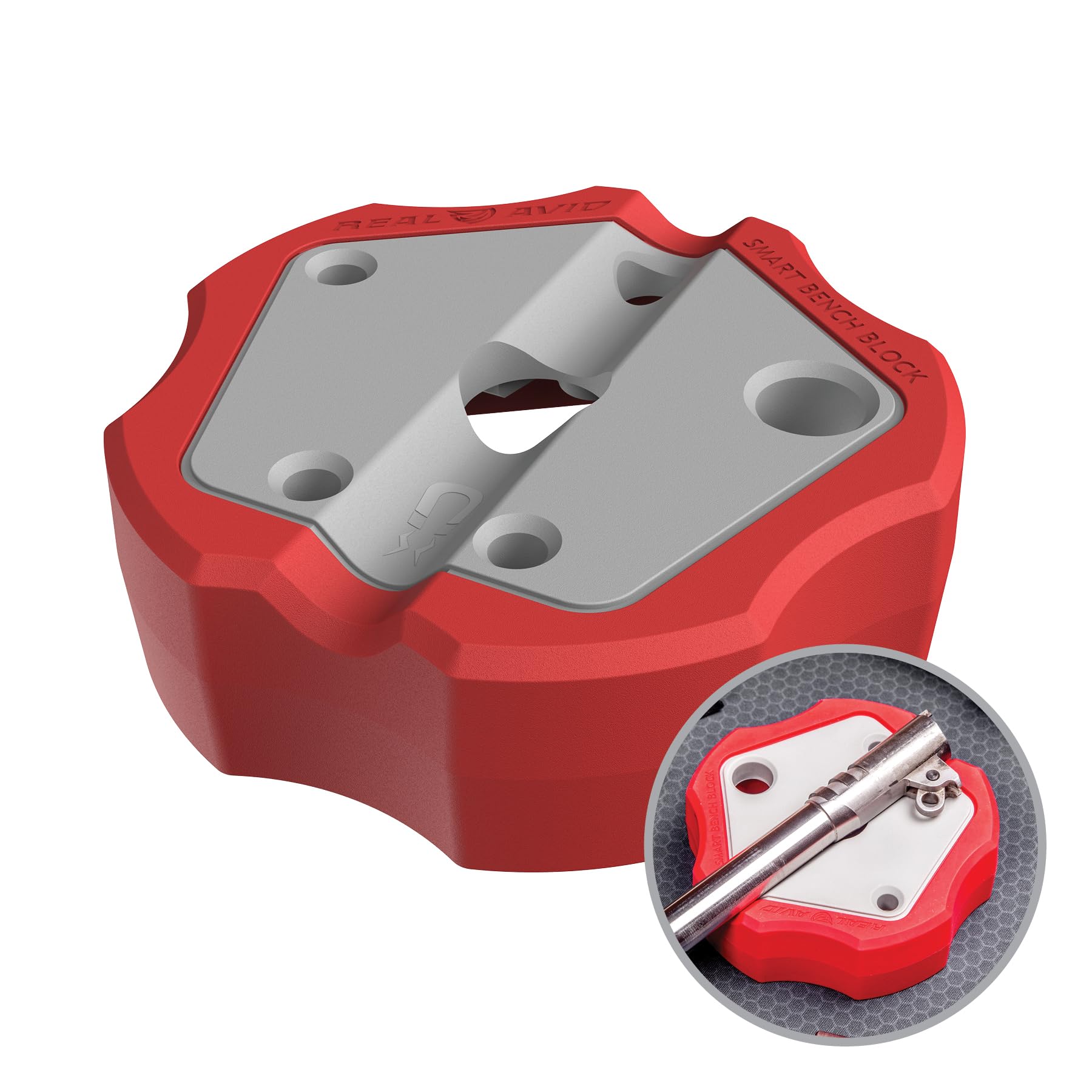 Real Avid Smart Bench Block - Universal Armorers Block Made with Non-Marring Materials, Non-Slip Bench Block For Glock