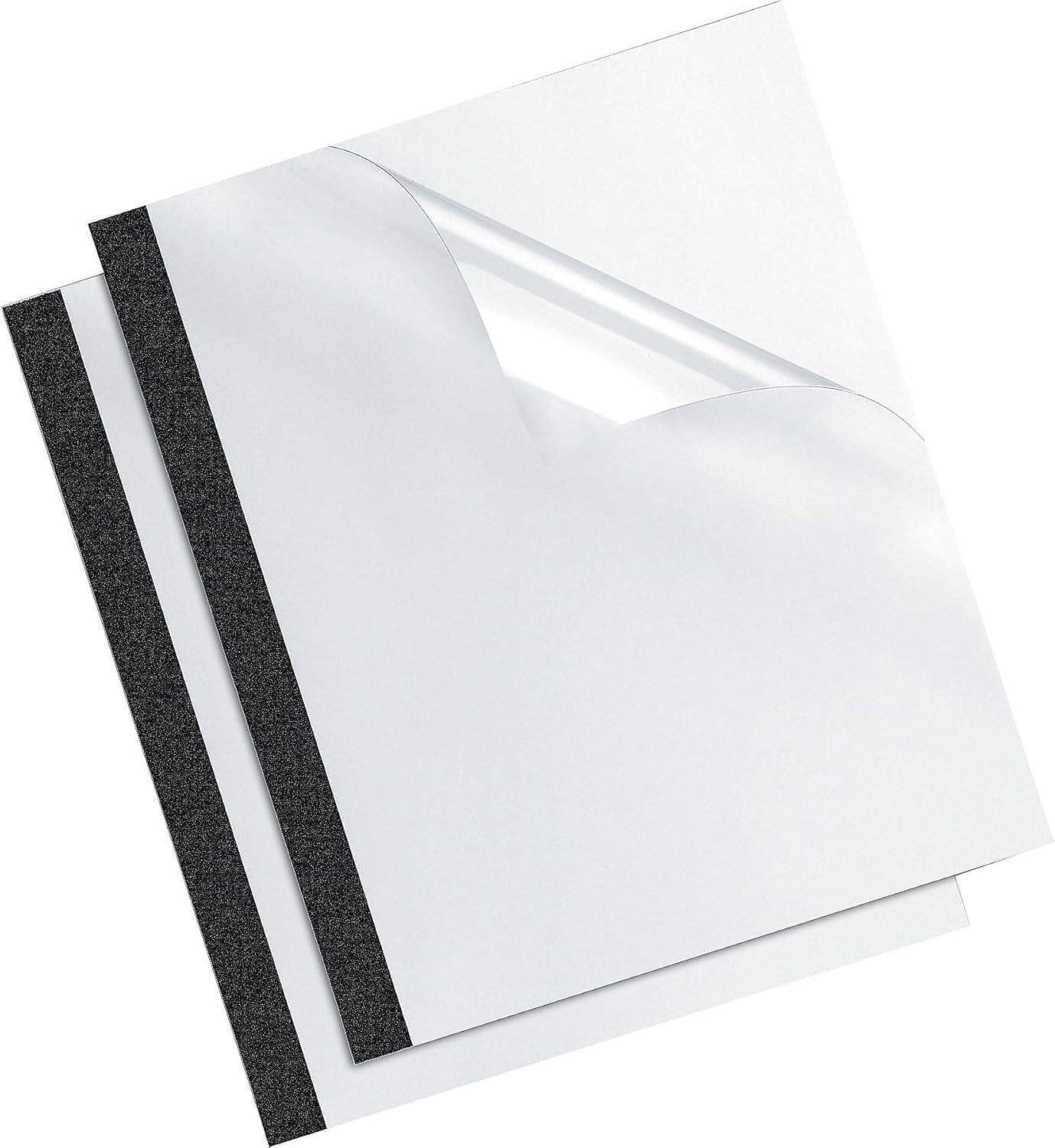 Fellowes Thermal Heavy-Gauge Binding Covers, 1/8in, 16-30 Sheet Capacity, Clear/Black, 10-Pack
