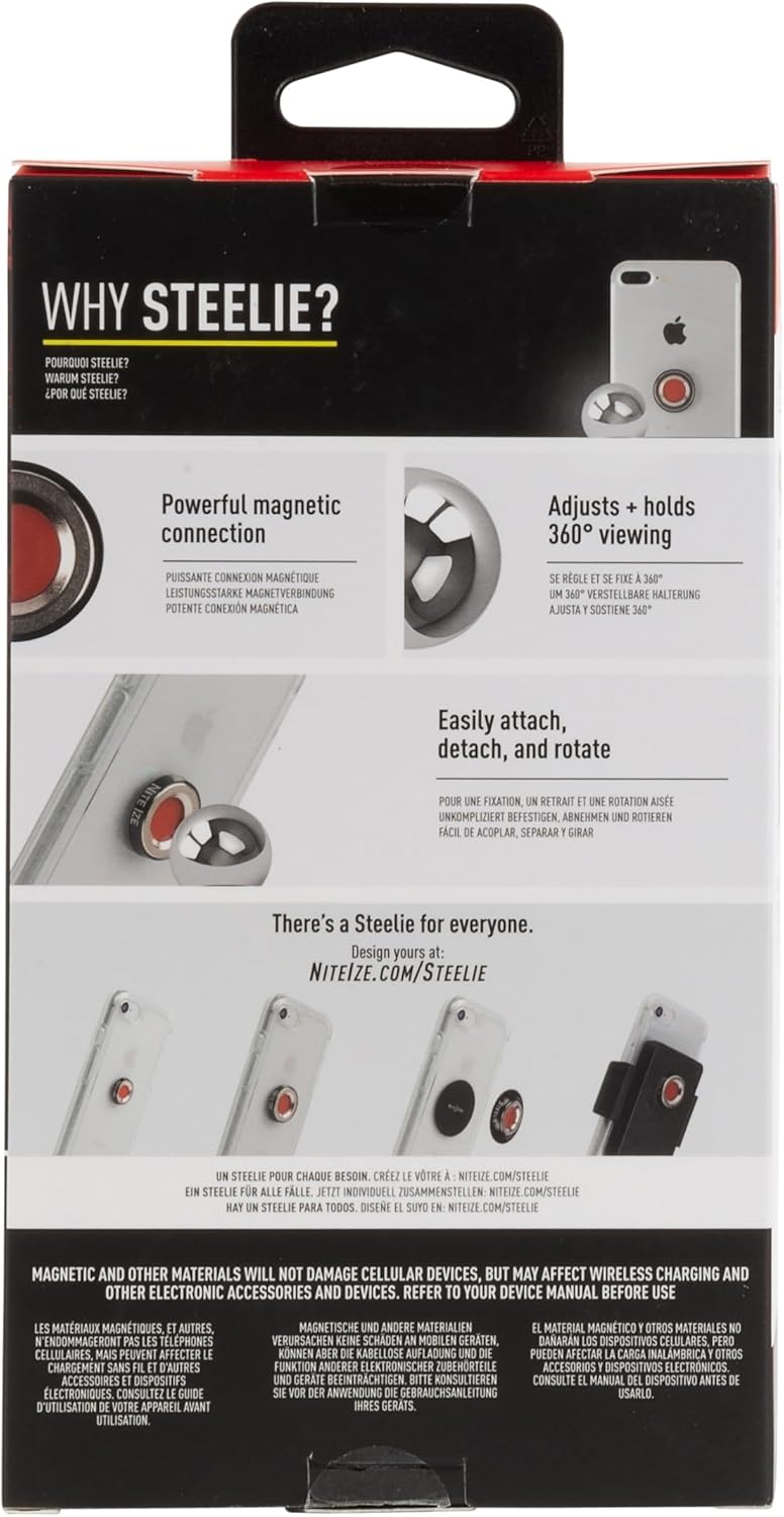 Nite Ize Steelie Vent Kit - Magnetic Phone Mount for Car Vents
