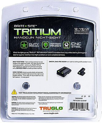 TRUGLO Tritium Handgun Night Sights