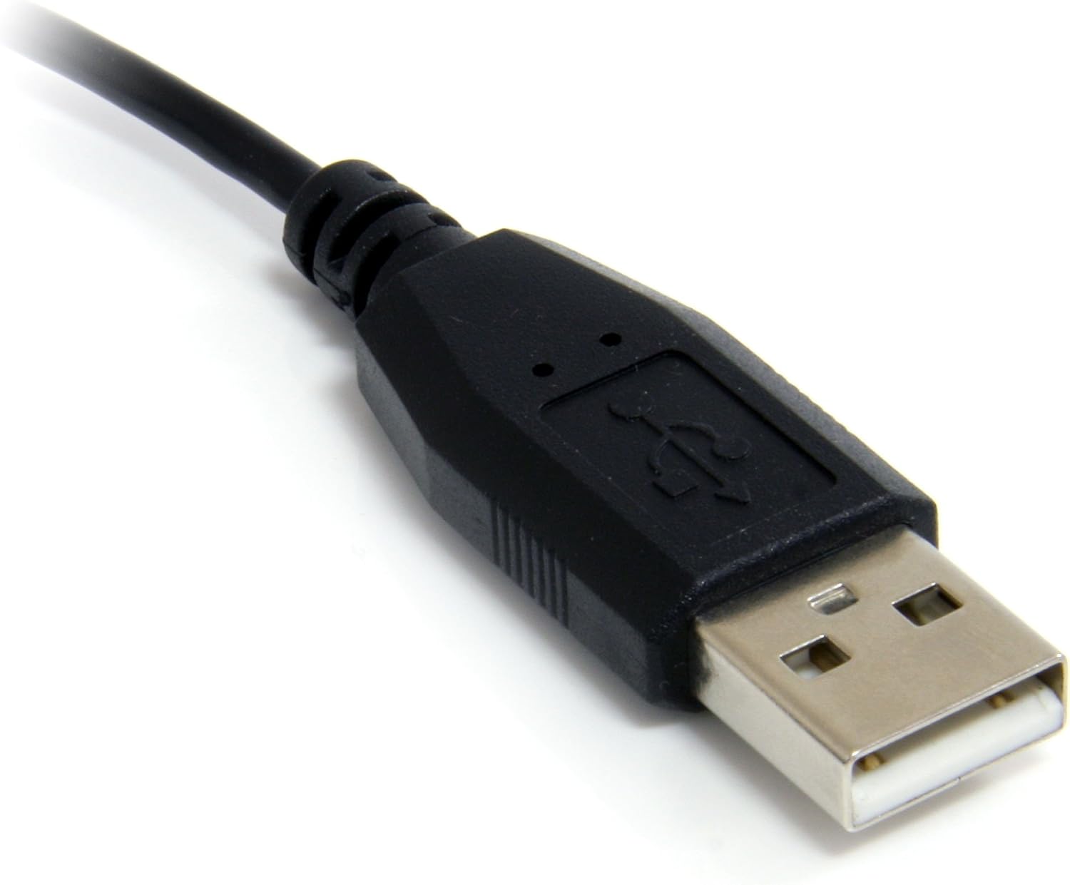 StarTech.com 1 ft / 30cm Micro USB Cable - A to Right Angle Micro B - USB Type A (M) - 90 Degree Micro-USB Type B (M)