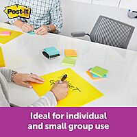 Post-it Super Sticky Big Notes, 11 in x 11 in, 1 Pad, 2X The Sticking Power, Yellow, Recyclable (BN11)