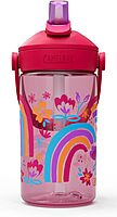 CAMELBAK Thrive Flip Straw Kids Bite Valve Water Bottle 14oz Tritan Renew
