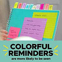 Post-it 1/2" Wide Flags in On-the-Go Dispenser – 190 Assorted Color Flags for Page Marking and Highlighting – Portable and Easy to Use