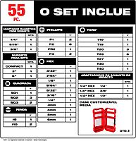 Milwaukee Electric - Shockwave Impact Duty. Driver BIT Set - 55PC