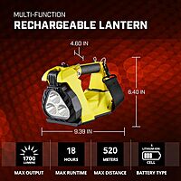 STREAMLIGHT Vulcan Clutch 1700-Lumen Rechargeable Multi-Function Lantern