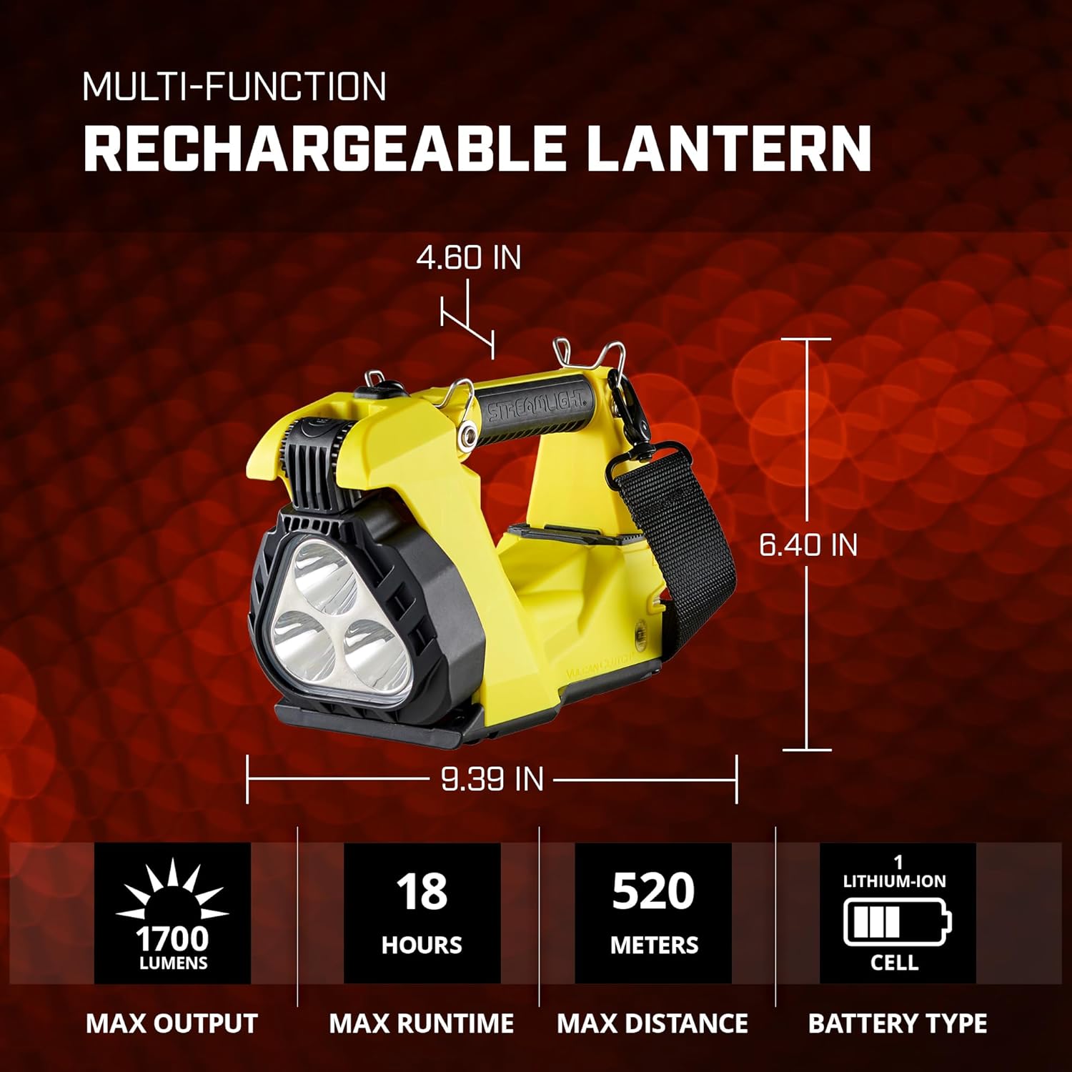STREAMLIGHT Vulcan Clutch 1700-Lumen Rechargeable Multi-Function Lantern
