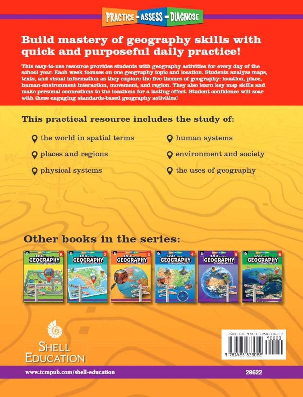 180 Days™: Social Studies, Geography for 1st Grade Practice Workbook for Classroom and Home