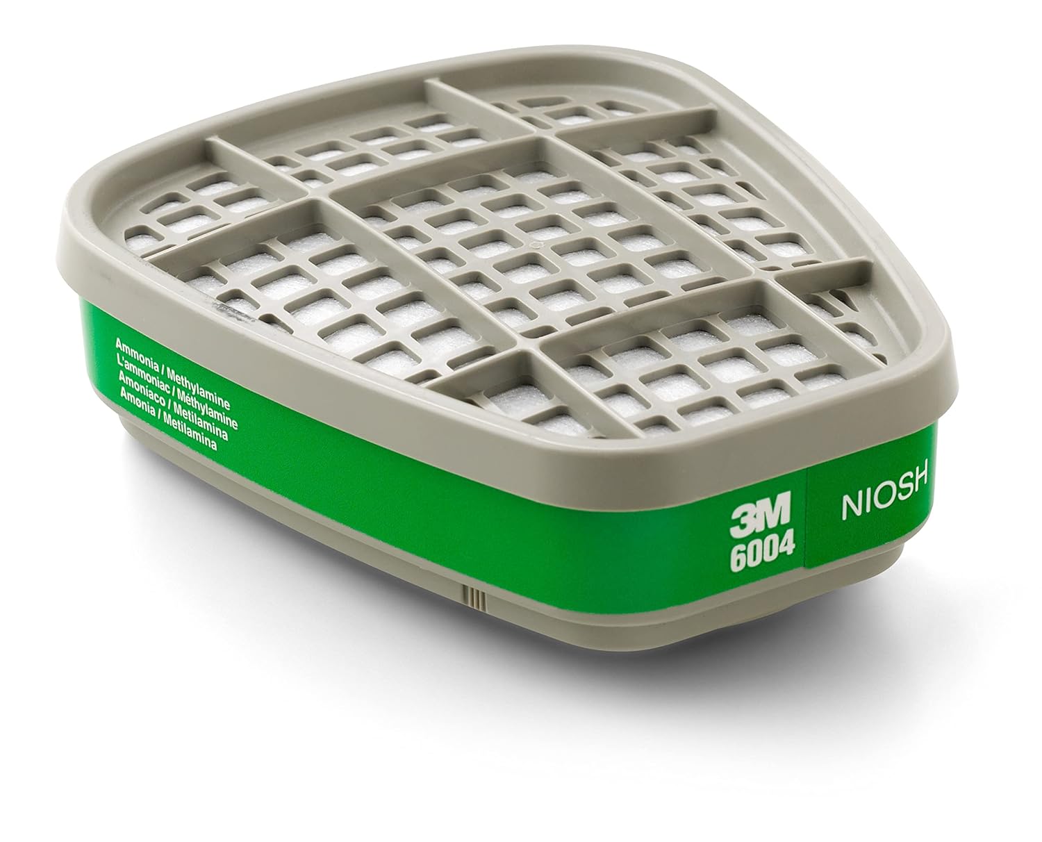 3M Ammonia Methylamine Respiratory Protection Cartridge 6004, 1 Pair, Bayonet Connection, Organic Vapor