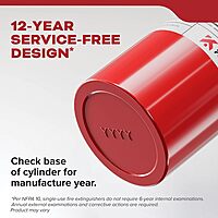 Kidde, FA110G, Multi Purpose Fire Extinguisher for Home, Office, Dorm, Residential, 1A10BC 1 Pack