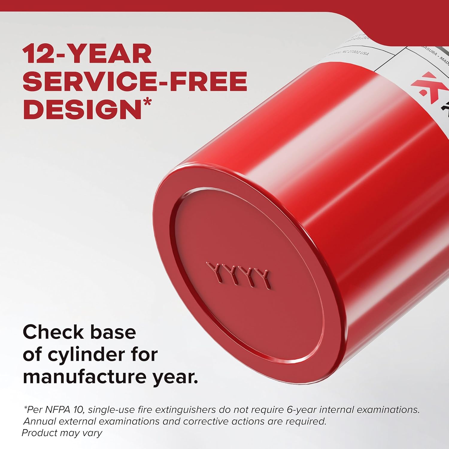 Kidde, FA110G, Multi Purpose Fire Extinguisher for Home, Office, Dorm, Residential, 1A10BC 1 Pack