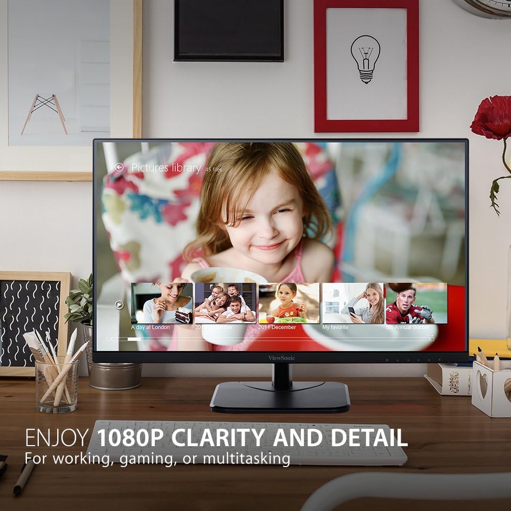ViewSonic VA-MHD IPS Full HD Monitors with HDMI, DisplayPort & VGA