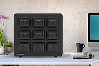 EdgePower 9-Bay Battery Charging Station – Charges and Stores Nine EdgePower Batteries – Batteries Not Included - Use w/KwikBoost EdgePower Charging Solution for Classrooms and Offices #N/A