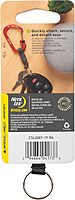 Nite Ize SlideLock Key Ring, Locking Carabiner Key Chain with Webbing