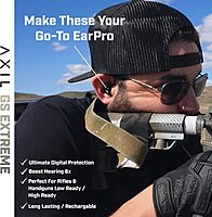 Axil GS Extreme 2.0 Wireless Tactical Earbuds Black