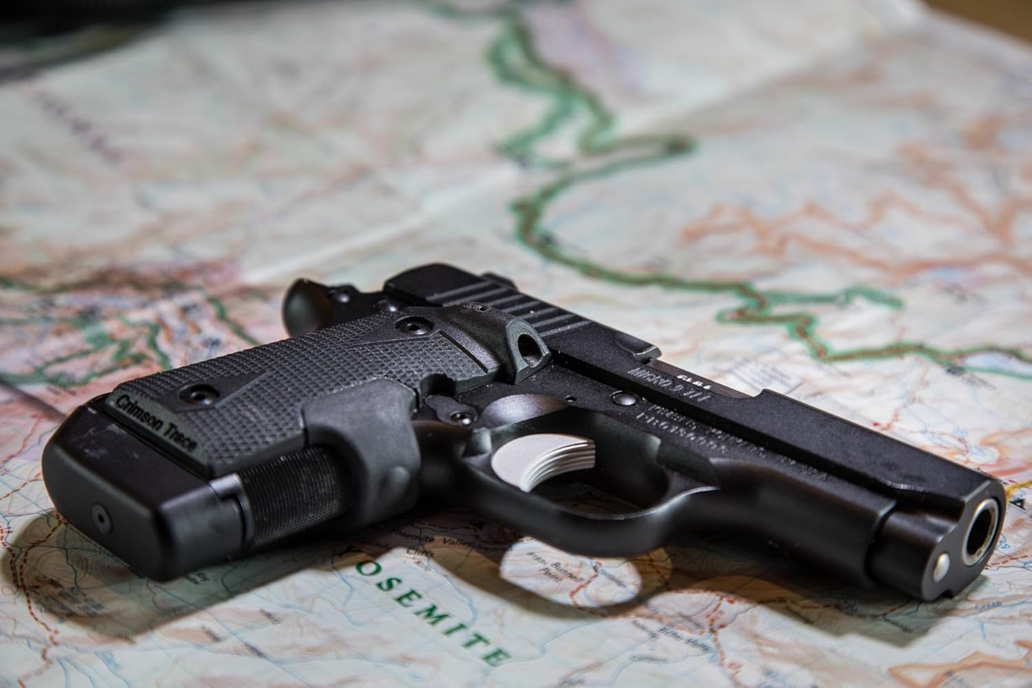 Crimson Trace LG-409 Lasergrips with Heavy Duty Construction and Instinctive Activation for Kimber Micro 9
