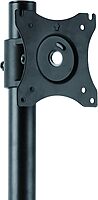 StarTech.com Vertical Desk Mount Dual Monitor Arm - for Monitors 13 to 27 - Adjustable - Desk Clamp/Grommet-Hole Mount - Dual VESA Monitors - Black (ARMDUALV) Black Desk & Grommet Clamp