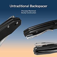 CIVIVI Bluetick Folding Knife for EDC, Pocket Knife with 3.47" 14C28N Blade G10 Handle