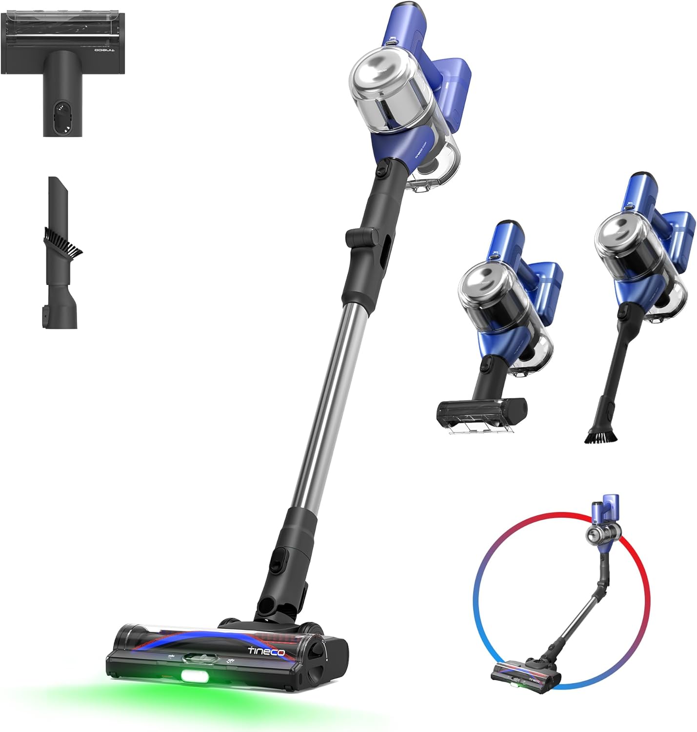 Tineco PURE ONE S50 Pro Cordless Vacuum - 200AW, up to 95min Runtime