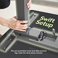 VARI ComfortEdge Electric Standing Desk – Adjustable Sit-Stand