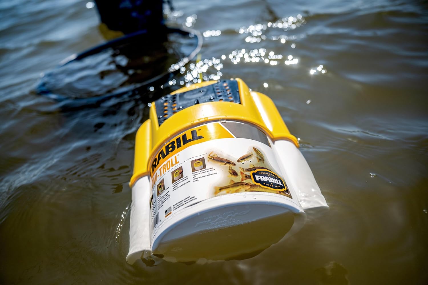 Frabill Flow Troll Bait Buckets 6-Quart 6 Qt Flow-troll