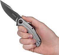 Kershaw Believer Assisted Opening Knife Stainless Steel (3.25" Gray PVD) 2070