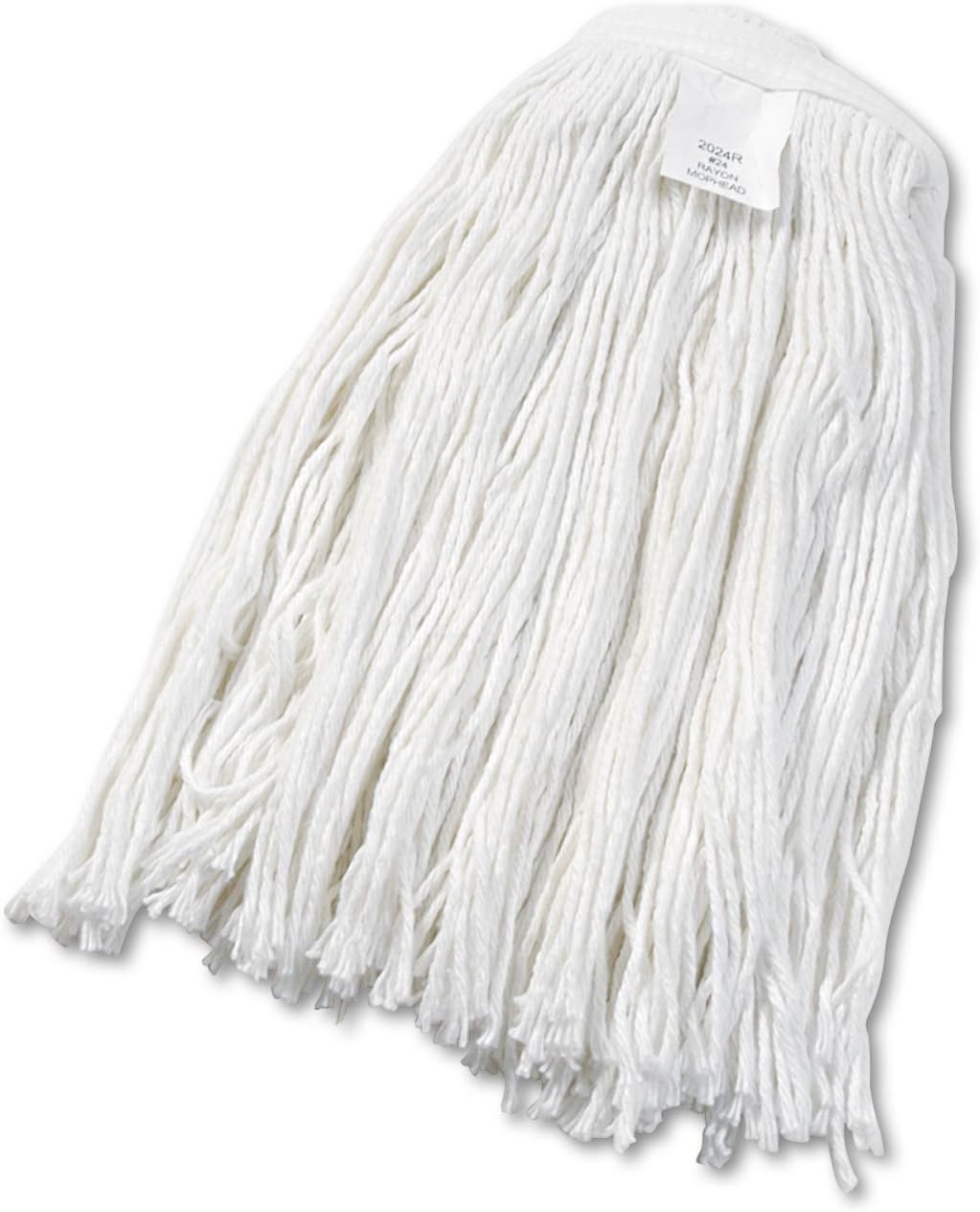 Boardwalk Cut-End Rayon Wet Mop Head, #24, White