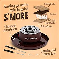 NOSTALGIA Indoor Electric Tabletop S'mores & Fondue Maker