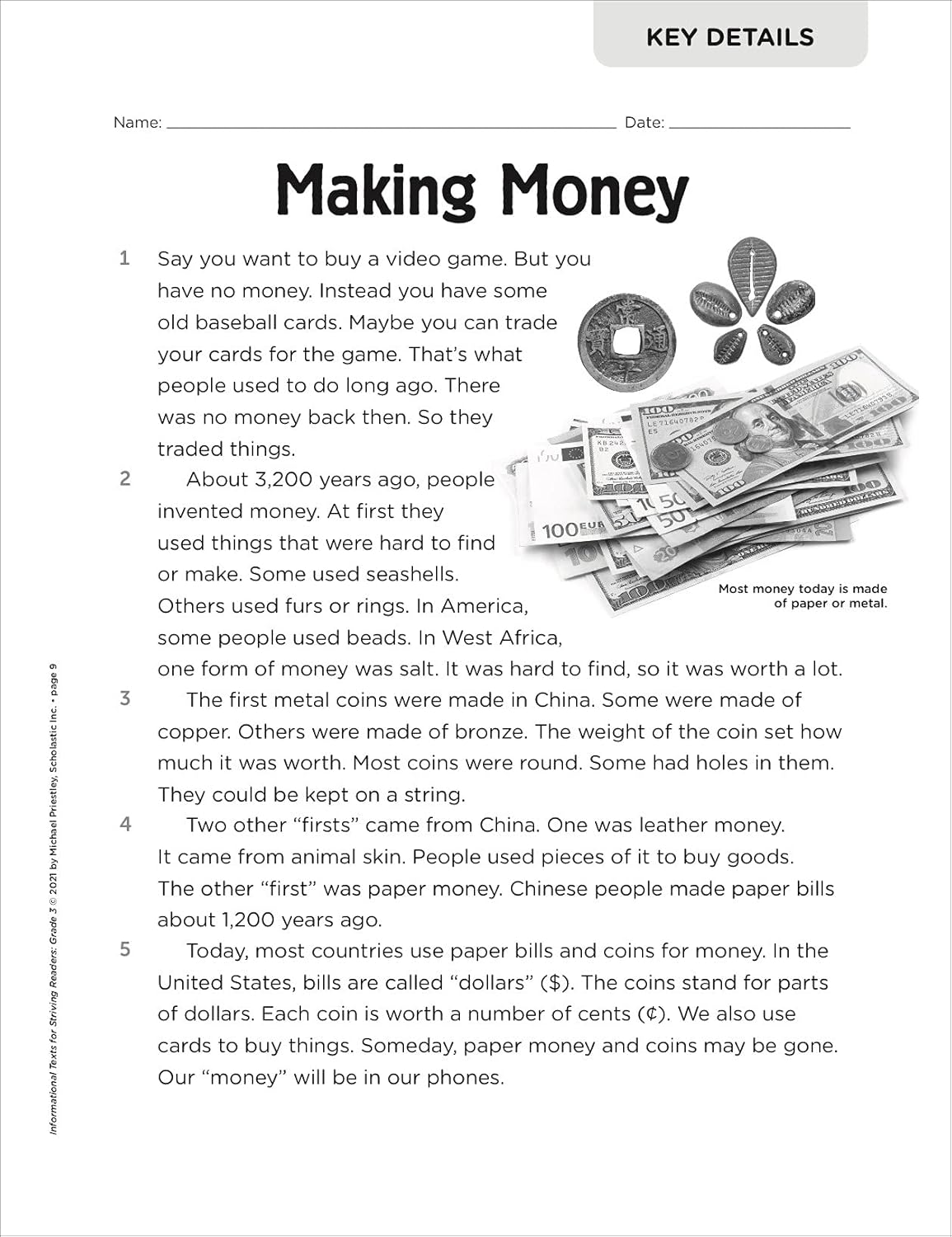 Scholastic Informational Texts for Striving Readers: Grade 3 (Indian Head)