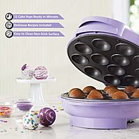 Brentwood Cake Pop Maker Non-Stick 12-Slot - Purple