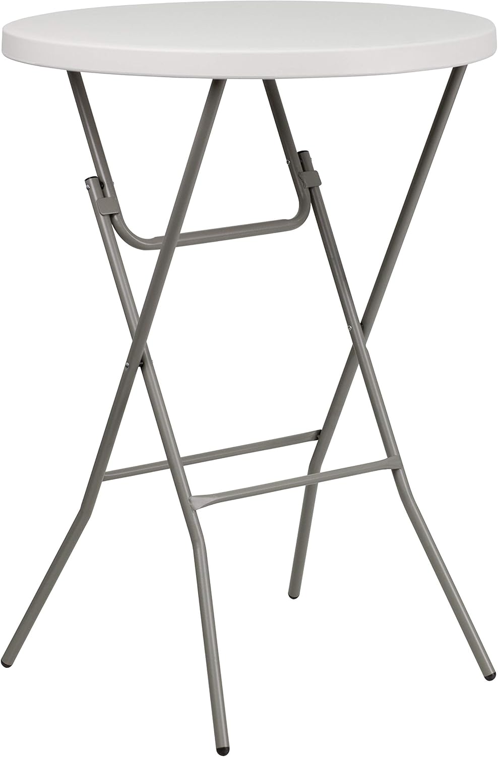 Flash Furniture Kathryn 2.63' Round Folding Bar Height Table for Parties and Commercial Events