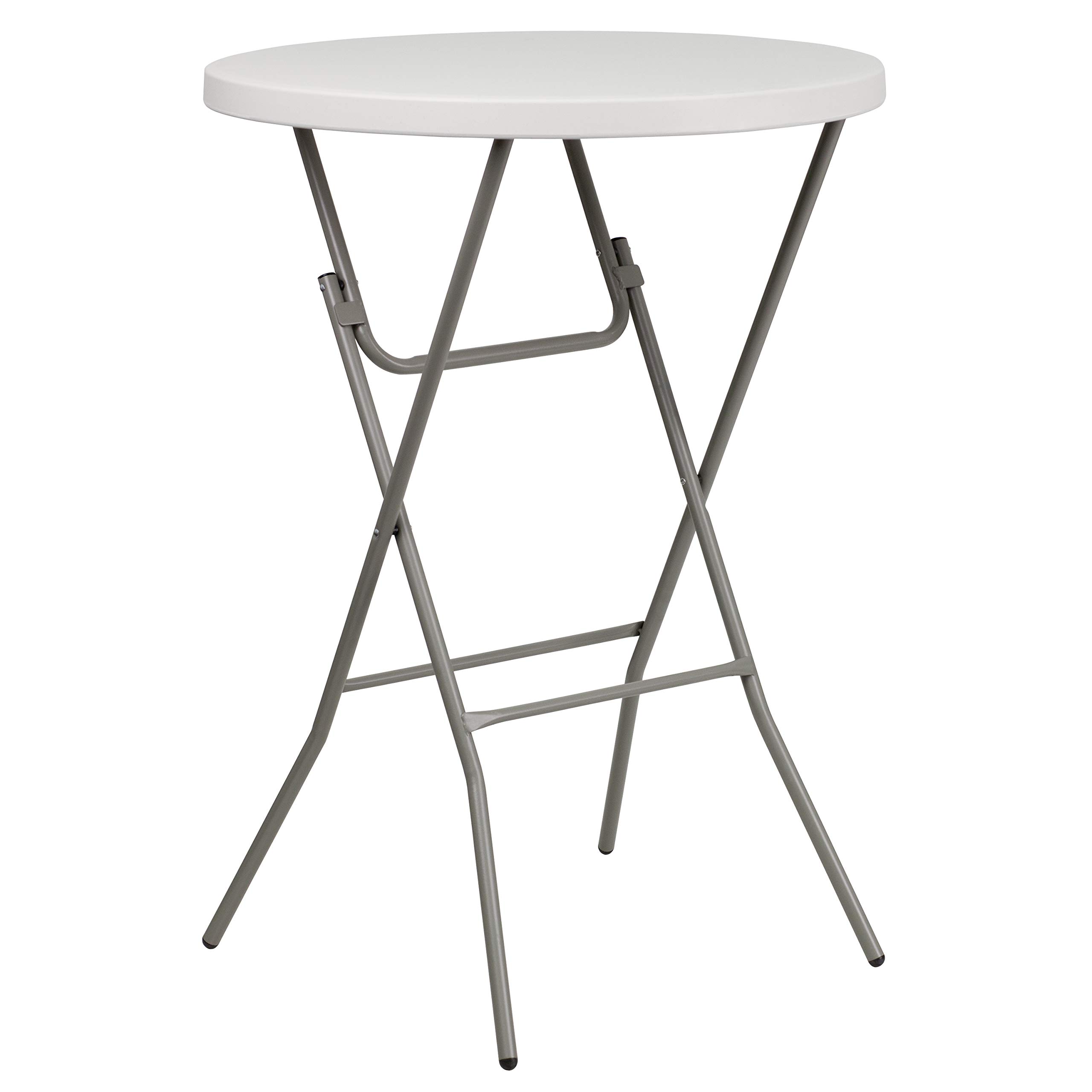 Flash Furniture Kathryn 2.63' Round Folding Bar Height Table for Parties and Commercial Events