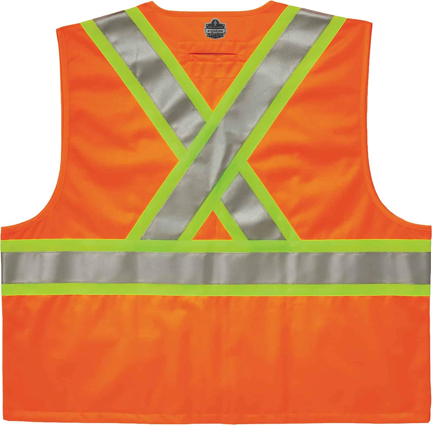 ERGODYNE GloWear 8235ZX Class 2 Two-Tone X-Back High-Visibility Safety Vest