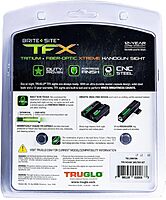 TRUGLO TFX Day/Night Handgun Sight (Tritium & Fiber-Optic)