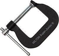 Wilton Super-Junior C-Clamp, 1-1/4" Opening, 1-1/4" Throat, 800 Lbs. Clamping Force (Model 52)