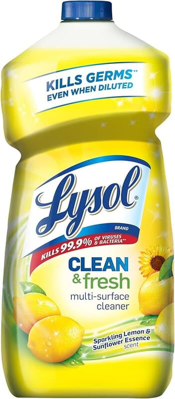 Lysol Power and Fresh All Purpose Cleaner, Lemon Sunflower, 40 Ounce