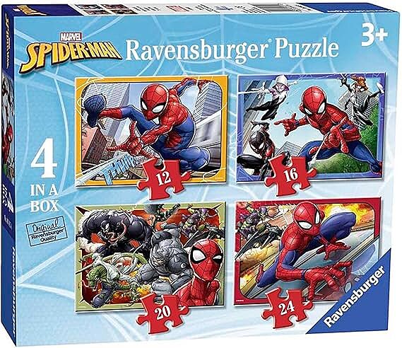 Spiderman 4 in a Box Jigsaw Puzzles