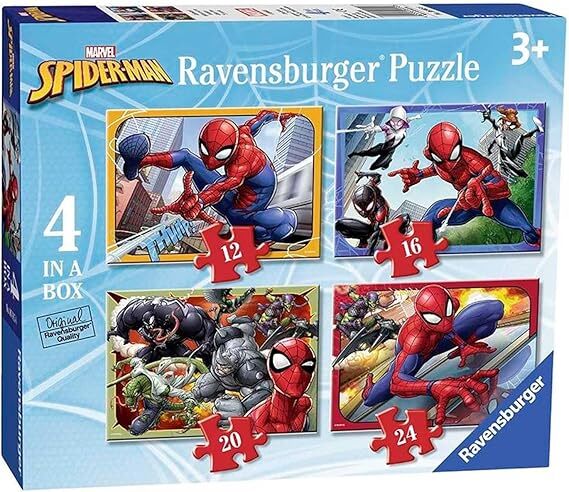 Spiderman 4 in a Box Jigsaw Puzzles