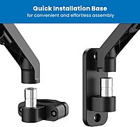 Mount-It! Counterbalance Steel Monitor and Laptop Arm for Wall and Pole Mounting