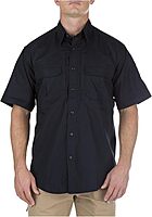 5.11 Tactical Mens Taclite Pro Button Down Short Sleeve Shirt with Pockets, Style 71175ABR