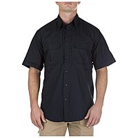 5.11 Tactical Mens Taclite Pro Button Down Short Sleeve Shirt with Pockets, Style 71175ABR