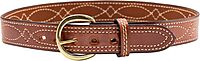 BIANCHI B12 Reversible Fancy Stitched Full-Grain Leather Belt