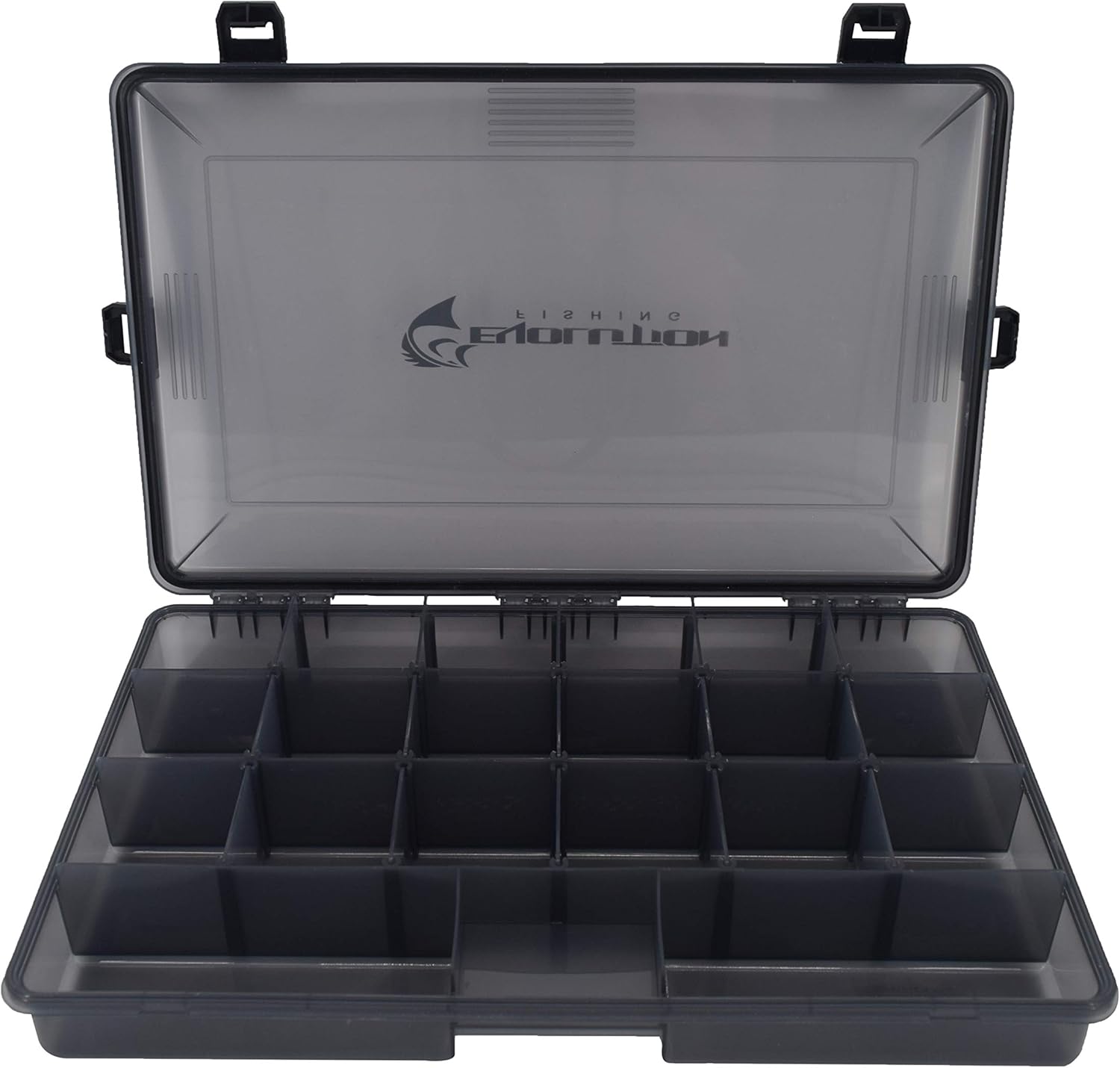 EVOLUTION OUTDOOR 4-Latch Waterproof Tackle Tray