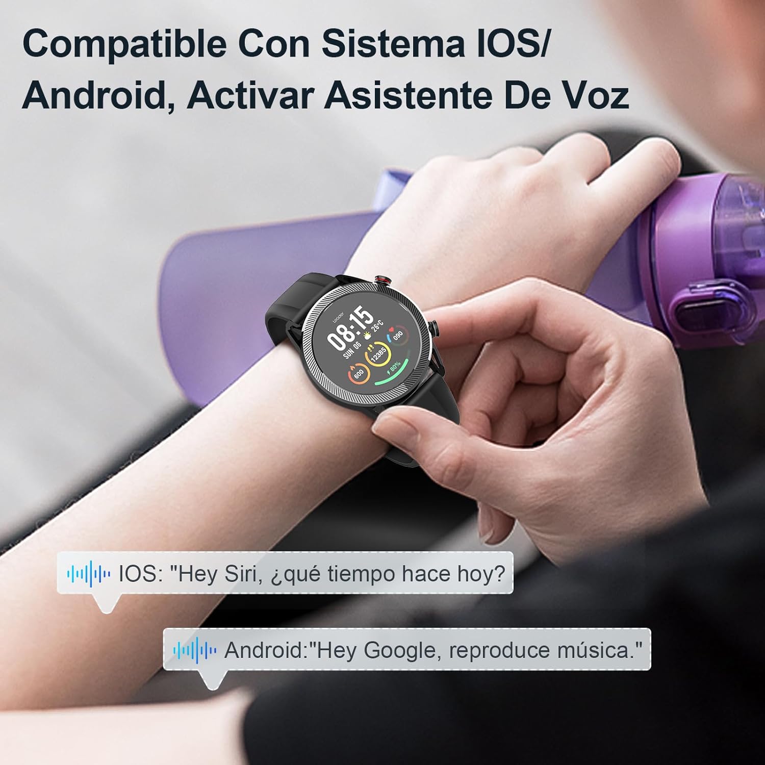 FreshFun Smartwatch Hombre y Mujer, Reloj