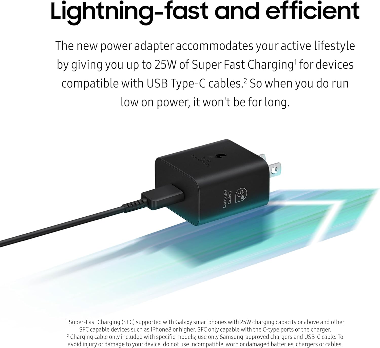 Samsung 25W Power Adapter USB Type-C Wall Charger