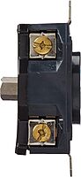 Leviton 30 Amp, 120/208 Volt- 3PY, Flush Mounting Locking Receptacle, Industrial Grade, Grounding, V-0-Max, 2810, Black