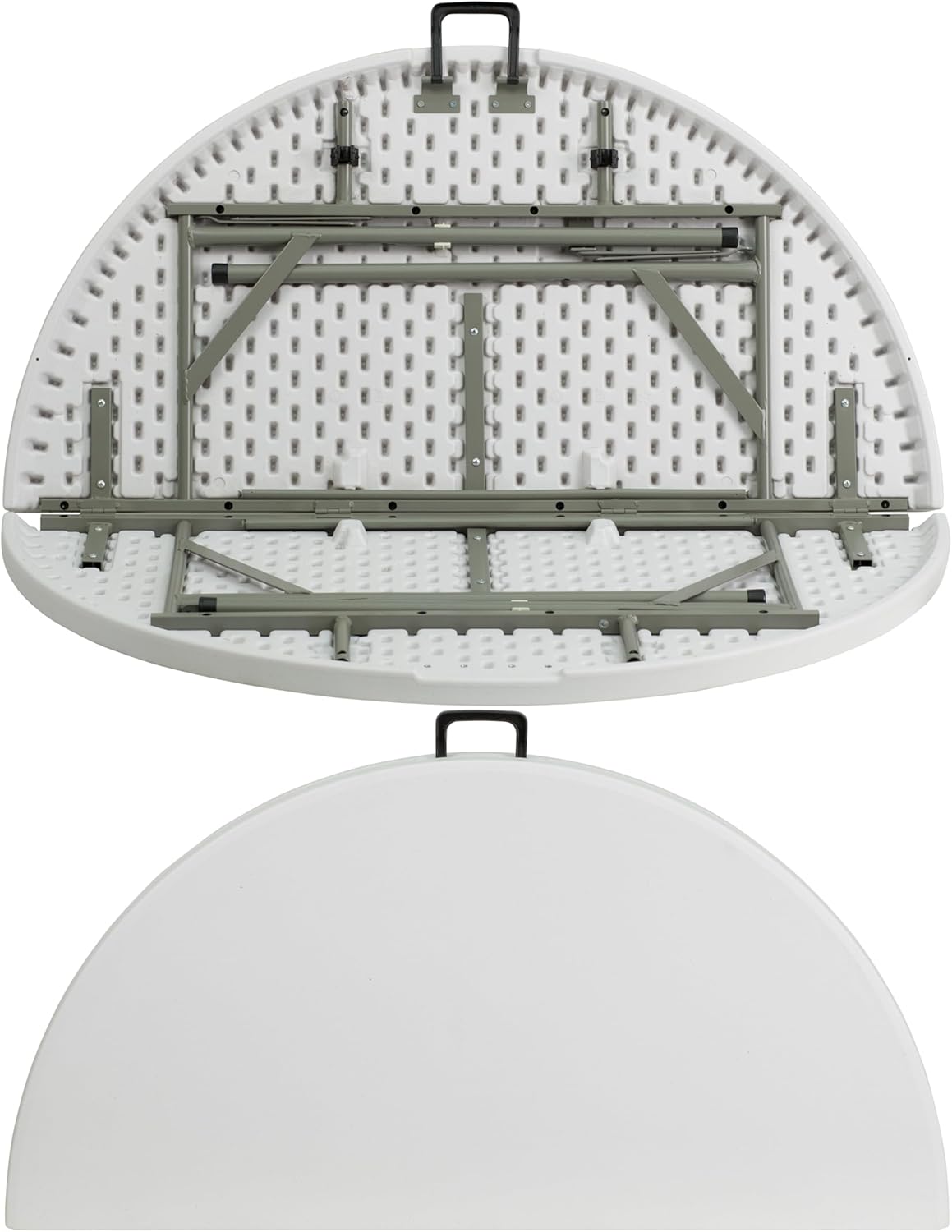 Flash Furniture Round Bi-Fold Plastic Banquet And Event Folding Table