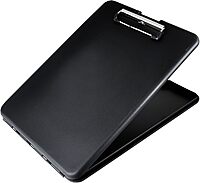 SAUNDERS SlimMate Letter-Size Plastic Storage Clipboard with Low-Profile Clip